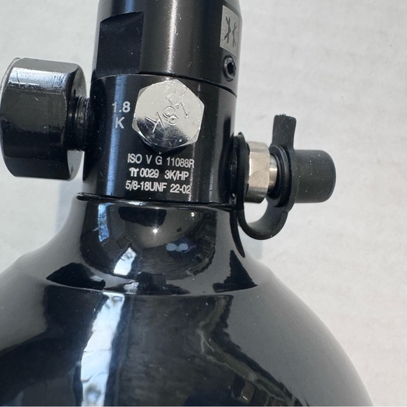 NEW HK ARMY 48CI 3000PSI Aluminum HPA Tank Black - Picture 4 of 8